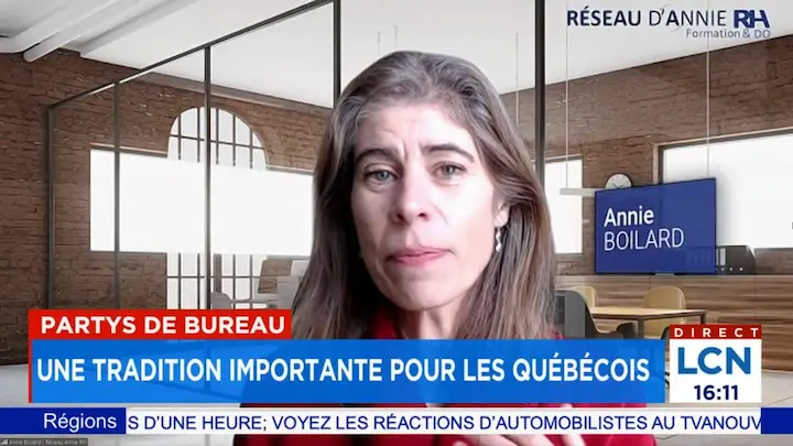 25 novembre 2023 - LCN : Activités des fêtes plus sobres pour 30% des entreprises