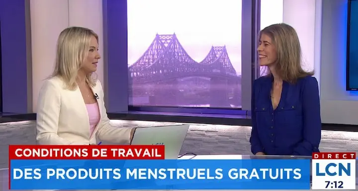 Entreprises sous la charte fédérale | Distributions de produits menstruels – 27 mai 2023