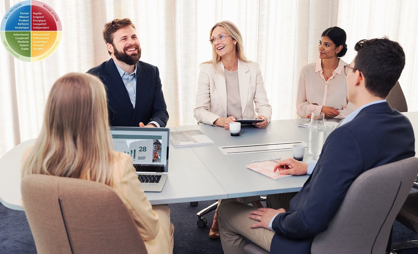 Leadership et gestion d'équipe - la couleur des meilleurs gestionnaires