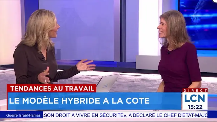 13 janvier 2024 - LCN : Tendance au travail vers le modèle hybride